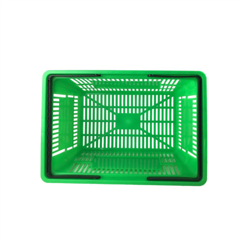 JW-3 Lightweight Reusable Plastic Shopping Basket Handheld Grocery Basket