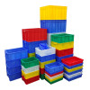 JW-19 Heavy Duty Stackable Crate Industrial Storage Bin For Warehouse Logistics Transport