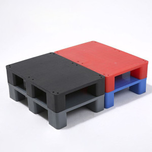 JW-31 Durable Lightweight Stackable Plastic Pallet for Warehouse Storage and Retail Display Use