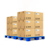 JW-32 Durable Lightweight Stackable Plastic Pallet for Warehouse Storage and Retail Display Use