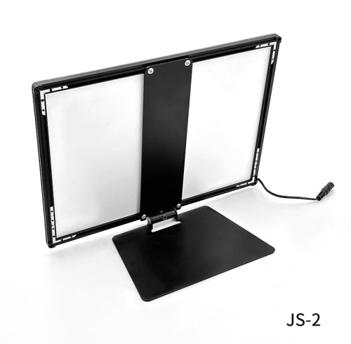 JS-2 Adjustable LED Light Box Stand For Desktop Poster Menu Advertising Display