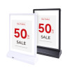JS-30 Rechargeable LED Sign Holder for Desktop Poster Menu Advertising Display