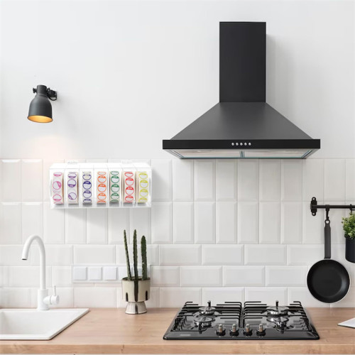 JE-40 Transparent Acrylic Day of Week Label Dispenser for Food Date Labels