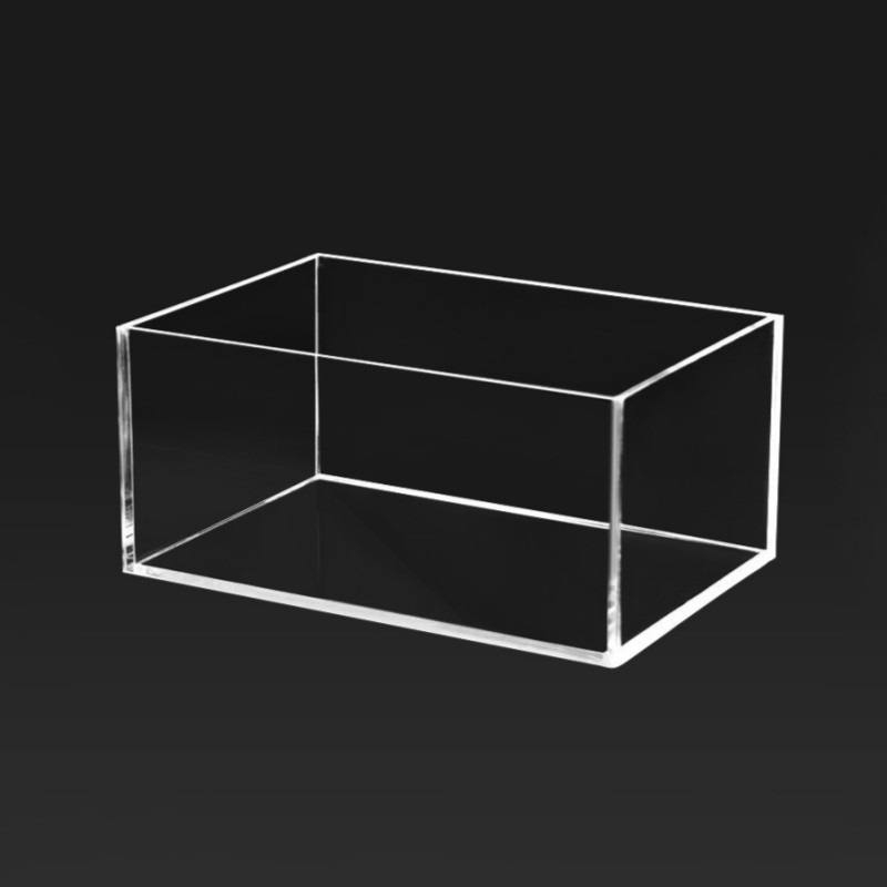 JE-42 Clear Acrylic Storage Box Multipurpose Container for Retail Store ...