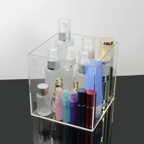 JE-42 Clear Acrylic Storage Box Multipurpose Container for Retail Store Snack Food Display