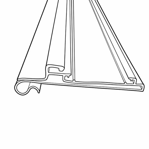 JESL-C16 Electronic Shelf Label Strip ESL Price Tag Holder Strip for Retail Shelves