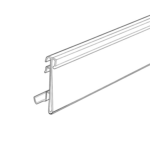 JESL-C17 Electronic Shelf Label Strip ESL Price Tag Holder Strip for Retail Shelves