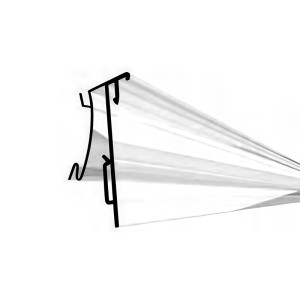 JESL-C20 Electronic Shelf Label Strip ESL Price Tag Holder Strip for Retail Shelves