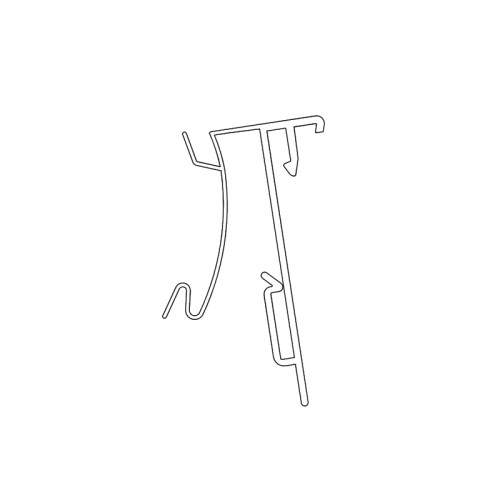 JESL-C20 Electronic Shelf Label Strip ESL Price Tag Holder Strip for Retail Shelves