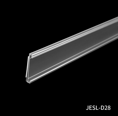 JESL-D28 Self Adhesive Electronic Shelf Label Strip Price Tag Holder for Retail Shelves