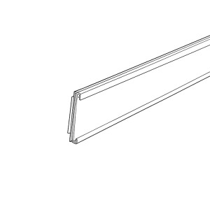 JESL-D28 Self Adhesive Electronic Shelf Label Strip Price Tag Holder for Retail Shelves