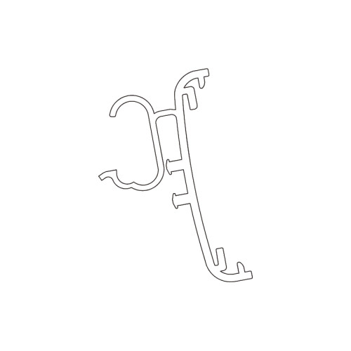 JESL-D34 Electronic Shelf Label Strip ESL Price Tag Holder Strip for Retail Shelves