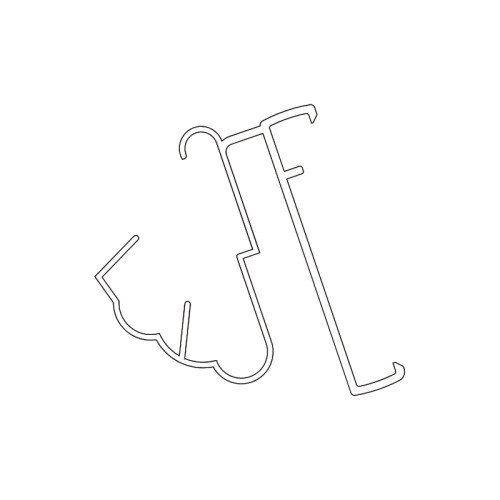 JESL-D36 Electronic Shelf Label Strip ESL Price Tag Holder Strip for Retail Shelves