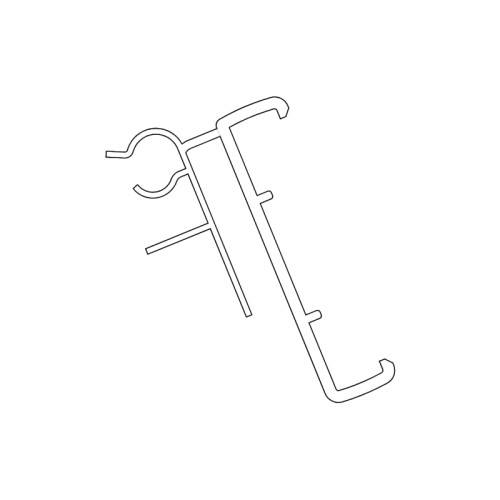 JESL-D43 Electronic Shelf Label Strip ESL Price Tag Holder Strip for Retail Shelves