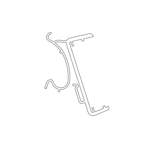 JESL-D44 Electronic Shelf Label Strip ESL Price Tag Holder Strip for Retail Shelves