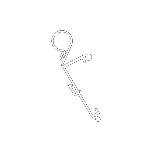 JESL-D48 Electronic Shelf Label Strip ESL Price Tag Holder Strip for Retail Shelves