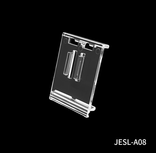JESL-A08 Clear Acrylic Electronic Shelf Label Holder for Retail Shelf Digital Price Tag Display