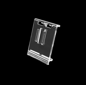 JESL-A08 Clear Acrylic Electronic Shelf Label Holder for Retail Shelf Digital Price Tag Display