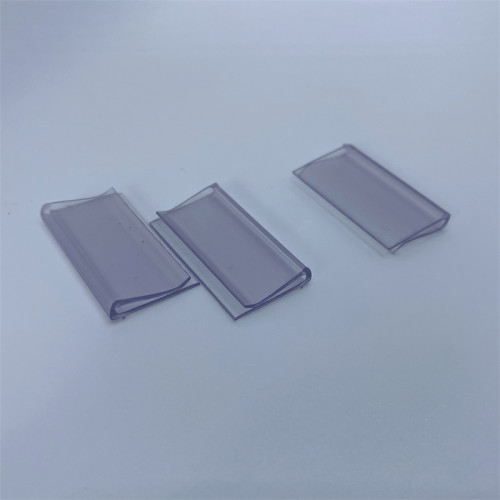 JC-5 Clear Plastic Label Clip Price Tag Holder for Supermarket Shelf Retail Display