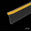 JC-10 Self Adhesive Clear Price Tag Holder Price Shelf Label Holder for Retail Store Shelves