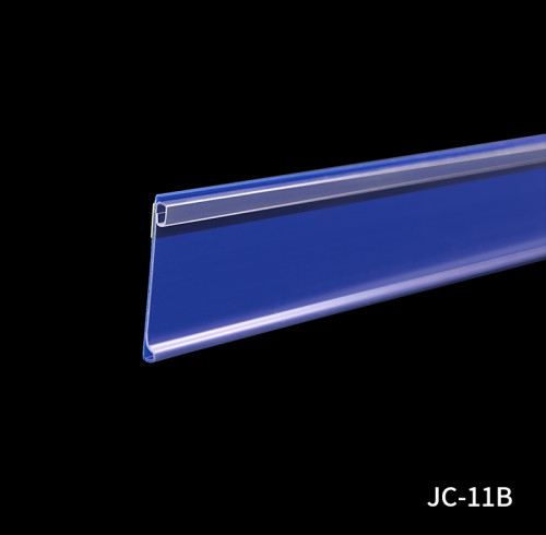 JC-11B Self Adhesive Price Tag Holder Price Shelf Label Holder for Retail Store Shelves