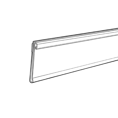 JC-11B Self Adhesive Price Tag Holder Price Shelf Label Holder for Retail Store Shelves