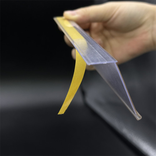 JC-12 Self Adhesive Price Tag Holder Price Shelf Label Holder for Retail Store Shelves
