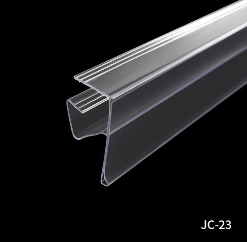 JC-23 Data Strip Price Tag Holder Shelf Label Holder for Retail Store Shelves