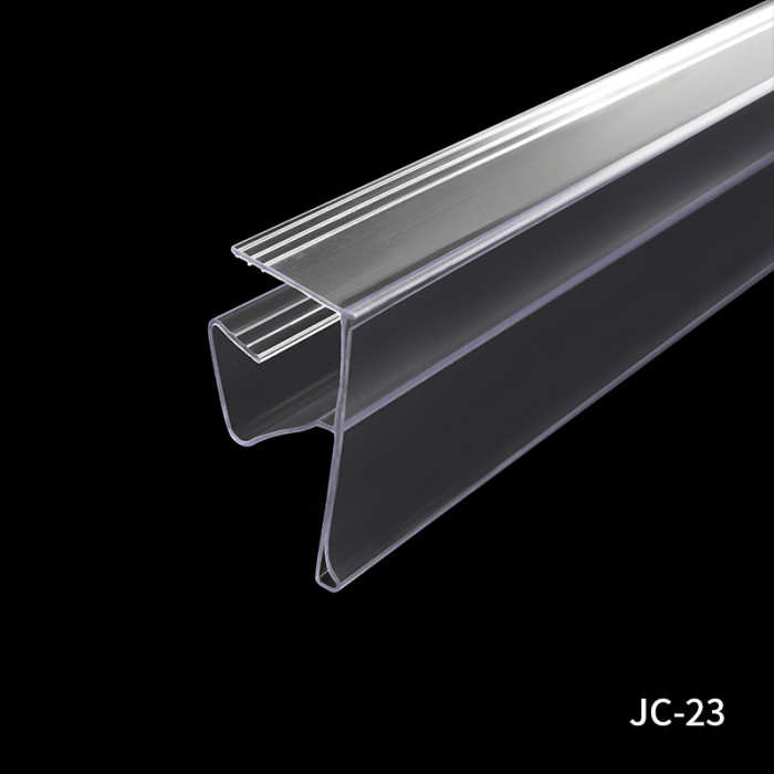 JC-23 Data Strip Price Tag Holder Shelf Label Holder for Retail Store Shelves