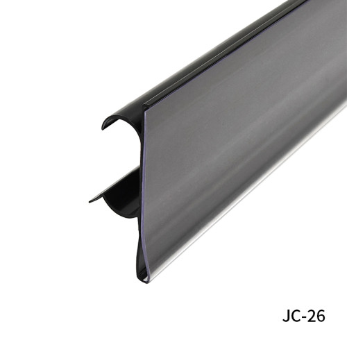 JC-26 Data Strip Price Tag Holder Shelf Label Holder for Retail Store Shelves