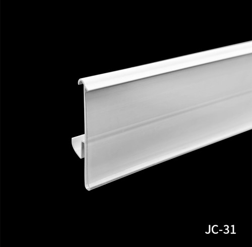 JC-31 Data Strip Price Tag Holder Shelf Label Holder for Retail Store Shelves