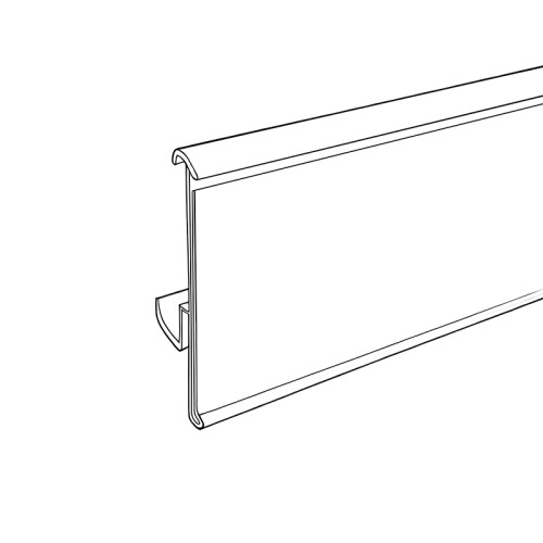 JC-31 Data Strip Price Tag Holder Shelf Label Holder for Retail Store Shelves