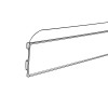 JC-41 Data Strip Price Tag Holder Shelf Label Holder for Retail Store Shelves