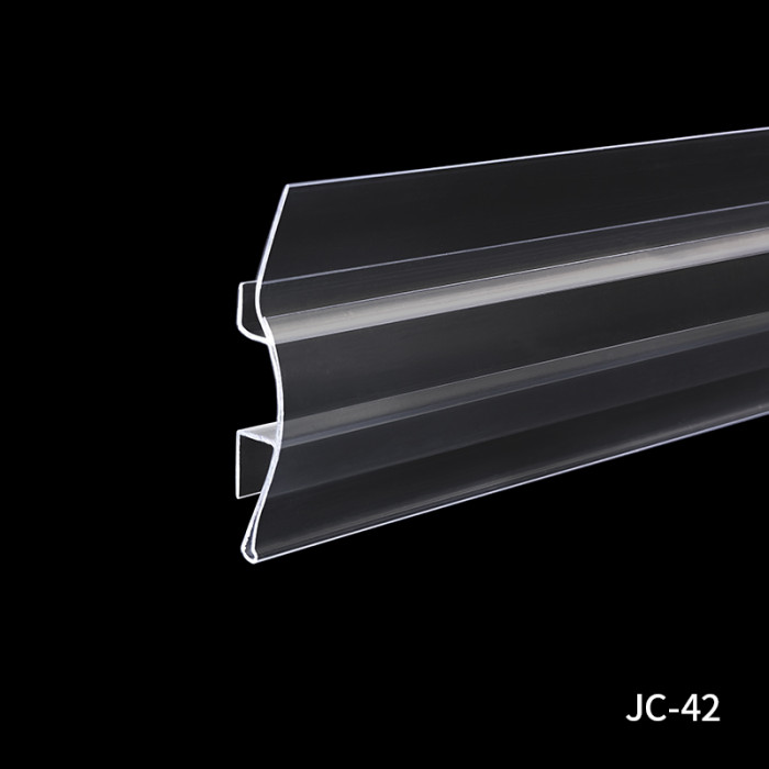 JC-42 Data Strip Price Tag Holder Shelf Label Holder for Retail Store Shelves