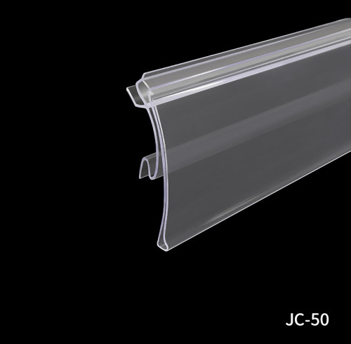 JC-50 Data Strip Price Tag Holder Shelf Label Holder for Retail Store Shelves