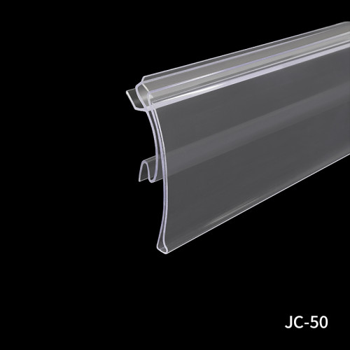 JC-50 Data Strip Price Tag Holder Shelf Label Holder for Retail Store Shelves
