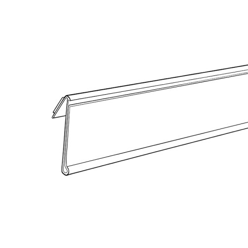 JC-52 Self Adhesive Price Tag Holder Price Shelf Label Holder for Retail Store Shelves