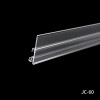 JC-60 Data Strip Price Tag Holder Shelf Label Holder for Retail Store Shelves