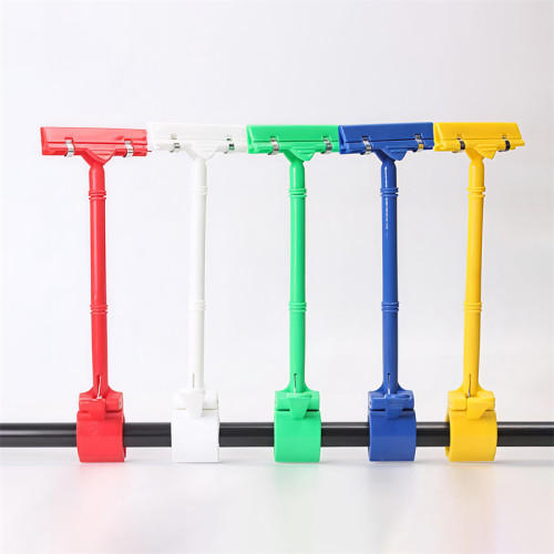 JU-35B Double-Sided Plastic Thumb Advertising Sign Clip Price Tag Clips