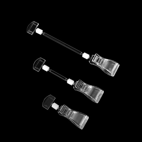 JU-2 Rotatable POP Sign Holder Clip | Advertising Clip | Price Tag Clips | for Retail Display