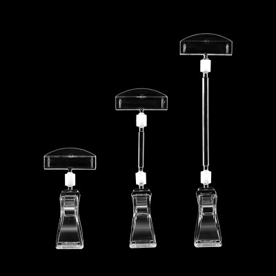 JU-3 Rotatable POP Sign Holder Clip | Advertising Clip | Price Tag Clips | for Retail Display