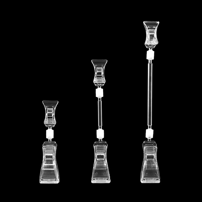 JU-4 Rotatable POP Sign Holder Clip | Advertising Clip | Price Tag Clips | for Retail Display