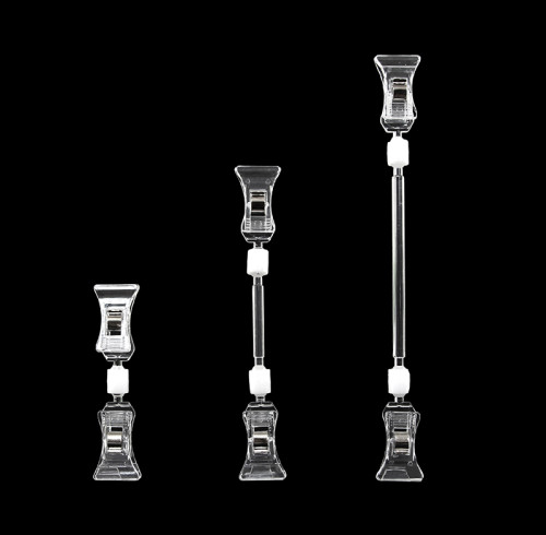 JU-5 Rotatable POP Sign Holder Clip | Advertising Clip | Price Tag Clips | for Retail Display