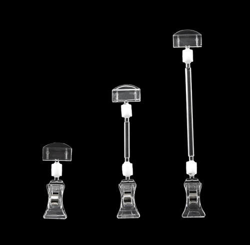 JU-6 Rotatable POP Sign Holder Clip | Advertising Clip | Price Tag Clips | for Retail Display