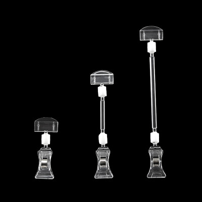 JU-6 Rotatable POP Sign Holder Clip | Advertising Clip | Price Tag Clips | for Retail Display