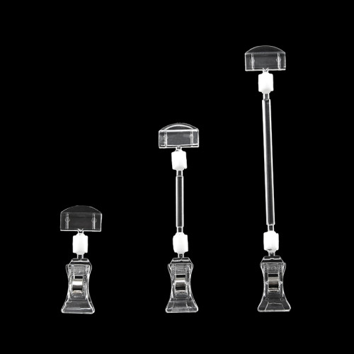 JU-6 Rotatable POP Sign Holder Clip | Advertising Clip | Price Tag Clips | for Retail Display
