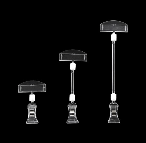 JU-7 Rotatable POP Sign Holder Clip | Advertising Clip | Price Tag Clips | for Retail Display