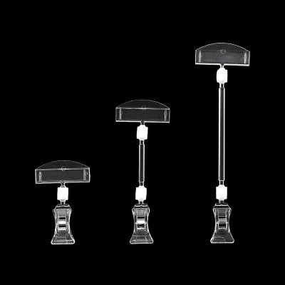 JU-7 Rotatable POP Sign Holder Clip | Advertising Clip | Price Tag Clips | for Retail Display
