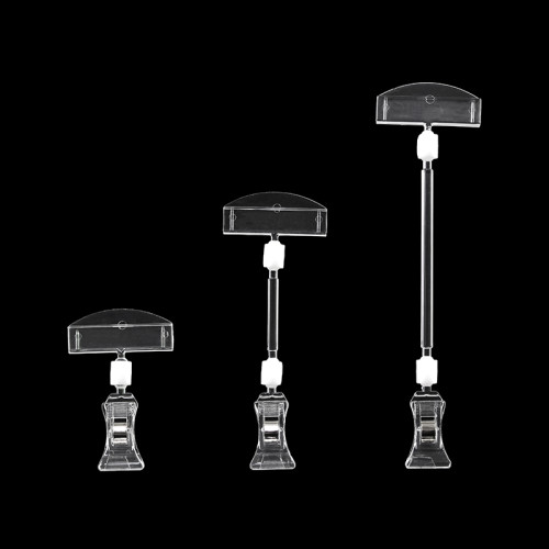 JU-7 Rotatable POP Sign Holder Clip | Advertising Clip | Price Tag Clips | for Retail Display