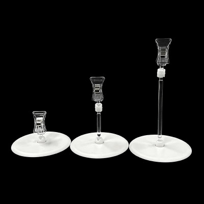 JU-10 Rotatable POP Sign Holder Clip | Advertising Clip | Price Tag Clips | with Round Base